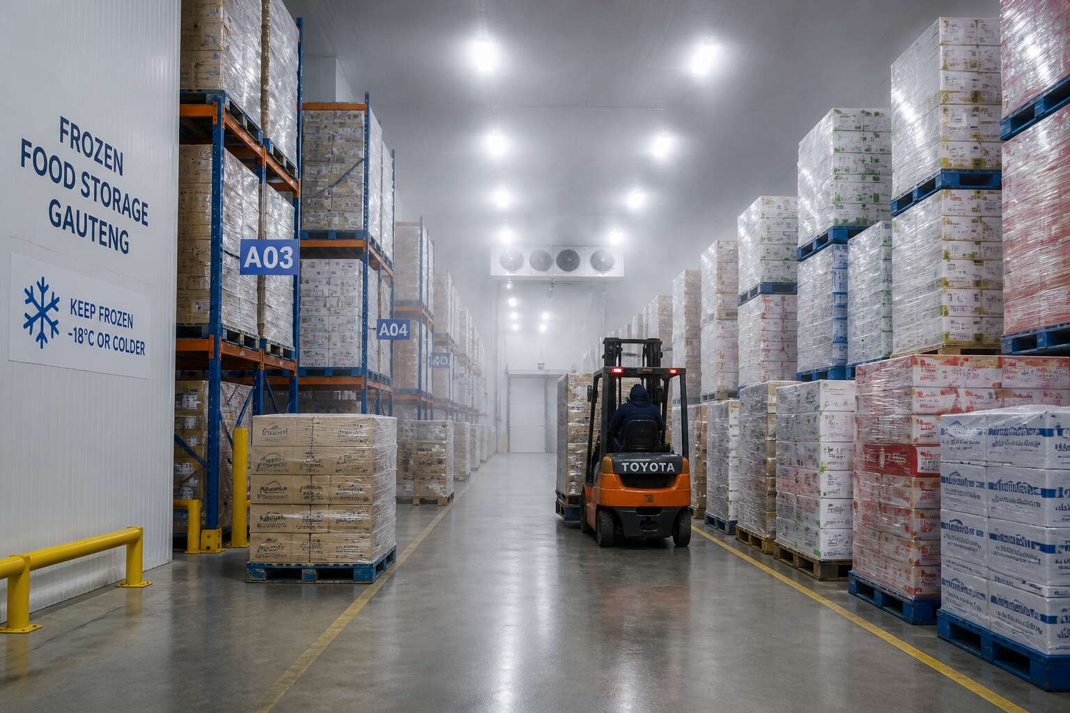 cold storage frozen food distributors gauteng
