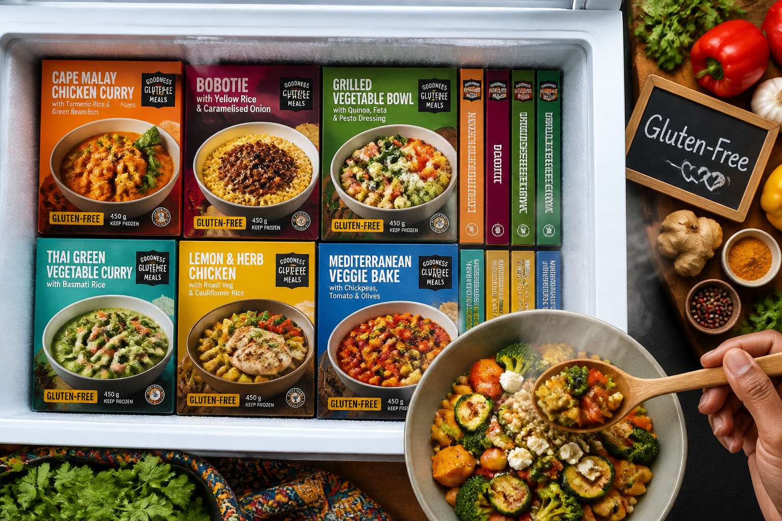 frozen gluten free meals south africa